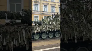 К9 Thunder. NATO forces. Military parade in Estonia. Ukrainian forces. #shorts #military #tank #guns