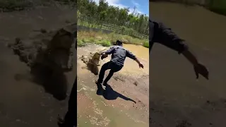 This guy was joking his life with a crocodile 🐊(5)