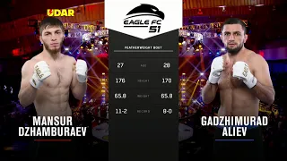 Gadzhimurad Aliev vs Mansur Dzhamburaev |  | #EagleFC51 Full Fight