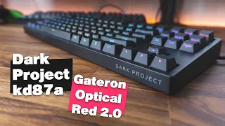 Обзор TKL клавиатуры Dark Project KD87A на Gateron Optical Red 2.0. SidePrint, HotSwap и шумка.