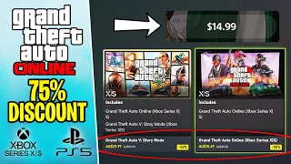GTA Online PS5 & Xbox Series PRE LOAD INFO! 75% OFF At Launch + Download Size