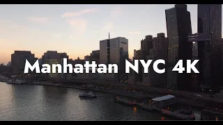 Manhattan  4K - New York City, USA  | 4K Drone Footage