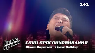 Dimash Dauletov — "I Have Nothing" — Blind Audition — The Voice Show Season 12