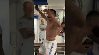 Real Madrid's dressing room celebrations 🎉🎉🎉