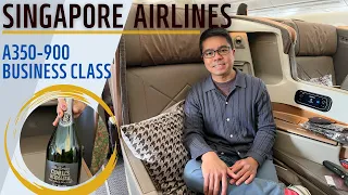 SINGAPORE AIRLINES A350-900 Business Class Bulkhead Seat | Munich to Singapore | Jeo and Johi