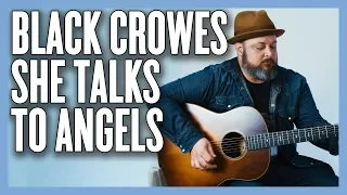 Black Crowes She Talks To Angels Acoustic Guitar Lesson + Tutorial