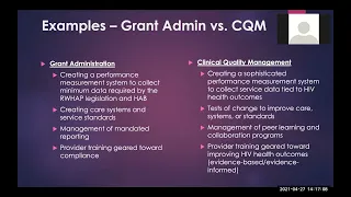 Introduction to CQM for RWHAP Subrecipients