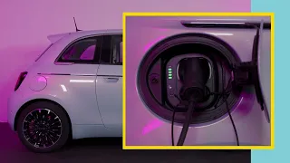 All-Electric Fiat 500 Digital Handover - EV Charge Port