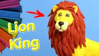 Making lion Simba from the movie Lion King