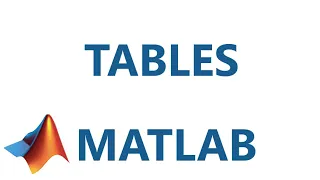 Matlab: Tables