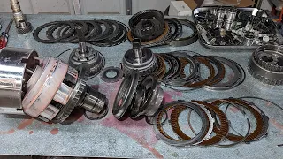 2006 Chrysler 300 42RLE transmission rebuild part 2 disassembly