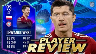 93 TOTGS LEWANDOWSKI PLAYER REVIEW! UCL TEAM OF THE GROUPSTAGE LEWANDOWSKI FIFA 22 ULTIMATE TEAM