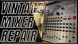 Vintage Analog Sound Mixer Tape Echo/Delay Repair Story