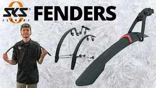 SKS Nightblade Rear Fender | SKS Speedrocker Fender Set | commuter fenders