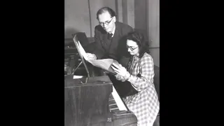 Yvonne Loriod plays Olivier Messiaen - Vingt regards sur l'enfant-Jésus (X and XV); 1947