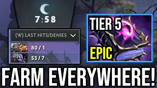 Look at the Number!! Techies Mid with next level farm everywhere - EPIC LATE GAME BATTLE!!