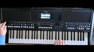 Yamaha PSR-SX600 - Live Control Knob (and Modulation Wheel) Demo