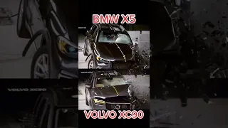 Crash test BMW X5 VS VOLVO XC90