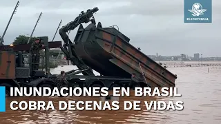 Van 56 muertos en Brasil por inundaciones tras fuertes lluvias