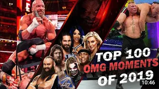 WWE Top 100 OMG moments of 2019