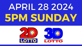 5pm Lotto Result Today April 28 2024 | Complete Details