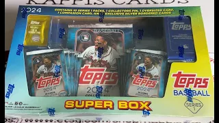 2024 Topps Series 1 Super Box Review - Is It Worth The Price Tag? #topps #mlb #baseballcards