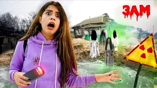 I Survived in a HAUNTED HOUSE with Ghosts (Fake vaale😂) !! *Horror Challenge*🎃💀