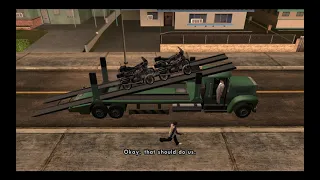 GTA San Andreas Story Mode 2.0 "Cop Wheels" mission gameplay