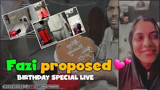 Fazi proposed thoppi 🥹💕 | mrz thoppi | Thoppi live | thoppi