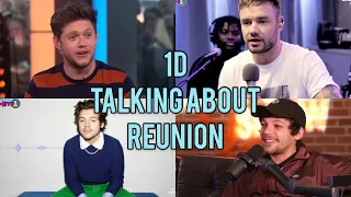 One Direction talking about reunion