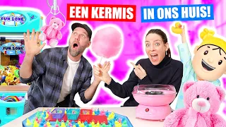 EEN KERMIS IN ONS EIGEN HUIS BEGINNEN!! *Met Suikerspin Kraam! ♥DeZoeteZusjes♥