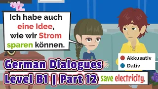 #13 Deutsche Dialoge | Niveau B1 | Wortschatz und wichtige Sätze