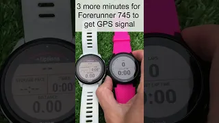 Garmin Forerunner 255 Music vs Forerunner 745 catching GPS signal. Forerunner 745 slow GPS signal.