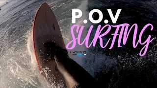 P.O.V SURFING WITH GOPRO :)