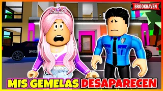 MIS HIJAS GEMELAS DESAPARECEN 😭 Roblox Brookhaven rp Mini Pelicula (Historia de roblox)