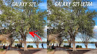 Galaxy S21 Ultra vs Galaxy S21 Camera Test Comparison After Update!