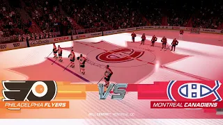 Philadelphia Flyers vs Montreal Canadiens | season 23/24 | NHL 23/24 | GAMEPLAY