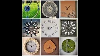 DIY Настенные часы из дерева своими руками фото handmade дизайн
