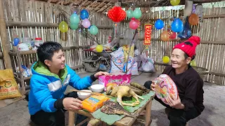 Orphan Boy - Decorate the tent for New Year's Eve, Kill chickens, Grill fish to eat