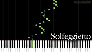 C.P.E. Bach - Solfeggietto (Piano Tutorial) [Synthesia]