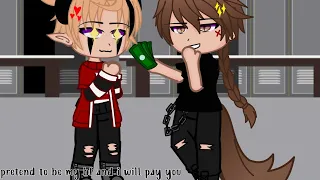 PRETEND TO BE MY BF AND I WILL PAY YOU // GCMM  // GAY LOVE STORY // GACHA GAY VIDEO