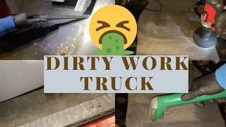 FILTHY WORK TRUCK GETS DEEP CLEANED | Interior Detail