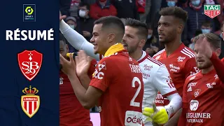 STADE BRESTOIS 29 - AS MONACO (1 - 0) - Résumé - (SB29 - ASM) / 2020-2021