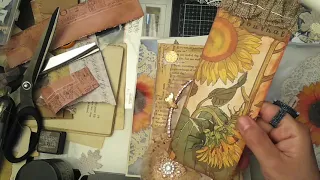 Tissue box recycling  - junk journals embellishments