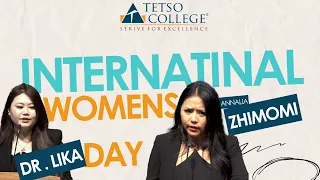 International Women’s Day | Annalia Zhimomi | Dr. Lika Kikheto Yeptho