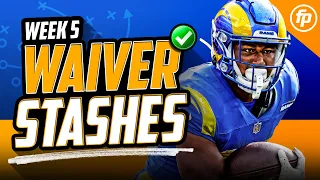 10 Players to Stash Ahead of Week 6 | Waiver Wire Pickups (2023 Fantasy Football)