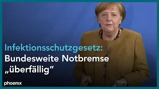 Angela Merkel zur Änderung des Infektionsschutzgesetzes