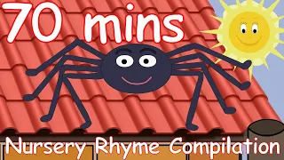Incy Wincy Spider! And lots more Nursery Rhymes! 70 minutes!