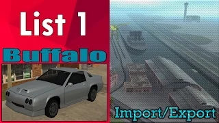 GTA San Andreas - Import/Export (List 1) - Buffalo