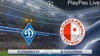 PES 2018 - DYNAMO KIEV vs SLAVIA PRAGUE - Full Match & Ricochet Goal - PC Gameplay 1080p HD